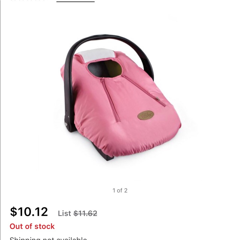 Cozy Cover baby car seat cover